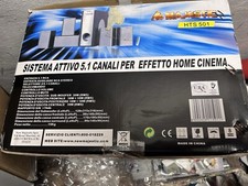 Majestic casse audio sistema Attivo 80W per effetto Home cinema 5.1 in box Nuovo