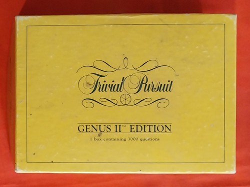 Parker trivial pursuit genus - pursuit,