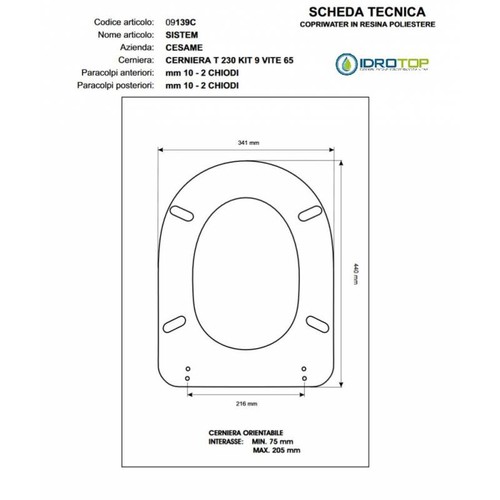 Copriwater cesame system - cesame,