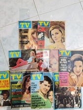 LOTTO 9 RIVISTE SORRISI E CANZONI TV ANNI 60. MORANDI, MINA, CINEMA, SPAAK.  