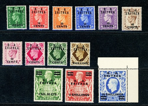 Eritrea 1950 10s - [eritrea], 5c-10s