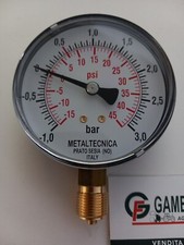 vuotometro pompa liquame 1÷3 Bar Filetto 3/8" manometro carri botte Rimorchio