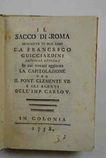 GUICCIARDINI FRANCE Il sacco di Roma descritto in due libri… Edizione secon 175