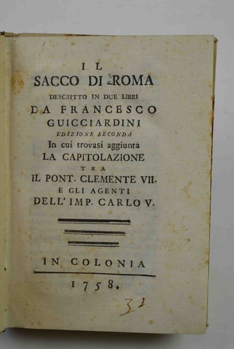 Guicciardini france sacco - guicciardini, il