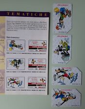 N. 4 TESSERE TELEFONICHE PIPPO OLIMPIONICO ANNO 1996 PERSONAGGI WALT DISNEY