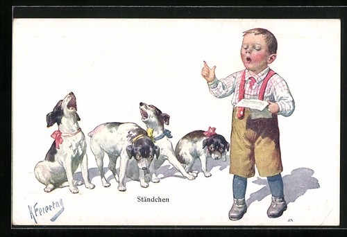 Cartolina artista karl - cartolina,