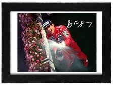 Foto autografo firmato ayrton - autografo,