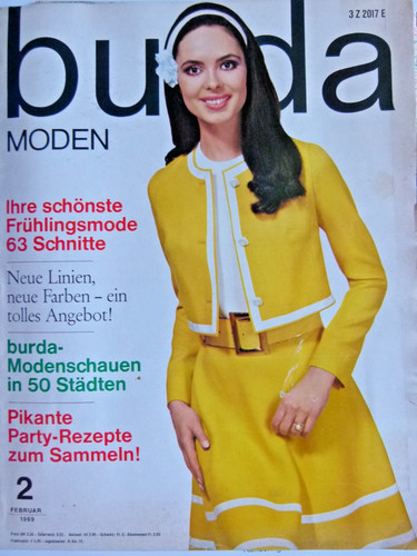 Vecchio quaderno moda burda - vecchio,