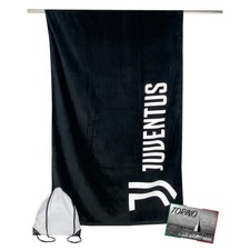 TELO MARE SPORT JUVE scritta MISURA GRANDE Cm. 90 X 170 ORIGINALE JUVENTUS CON Z