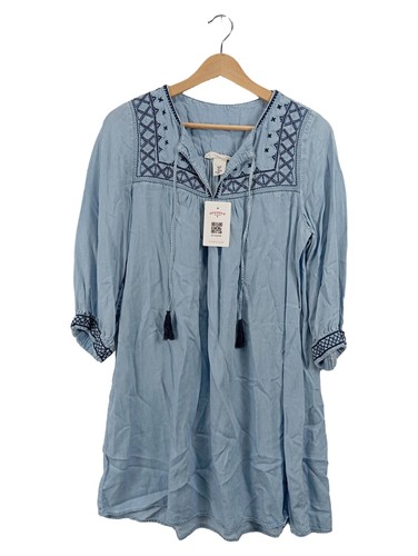 Vestito jeans donna blu - in,
