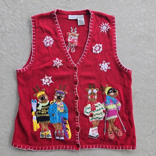 Maglione maglia rosso bianco