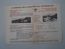 advertising Pubblicità 1964 FS FERROVIE DELLO STATO TRAGHETTI