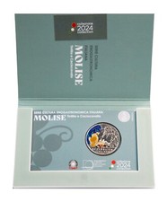 ITALIA 2024 MOLISE TINTILIA CACIOCAVALLO MONETA 5 EURO FDC COINCARD solo 4000 pz