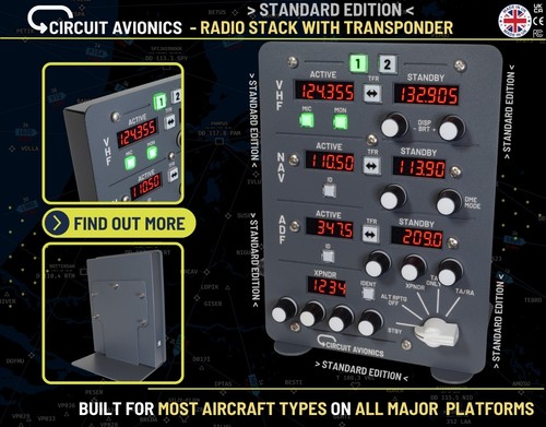 Stack radio con transponder