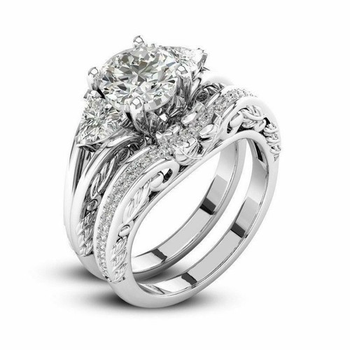 Anello sposa oro bianco - oro,