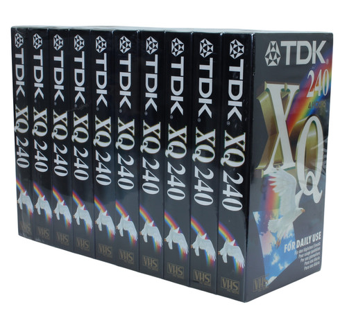 Tdk lot cassette - 10, vhs