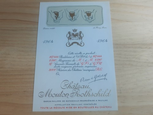 étiquette vin chateau mouton - chateau,