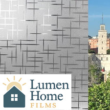 Pellicola per Vetri Finestra LUMENHOMEFILMS Privacy NO colla (GRANDI) Anti UV