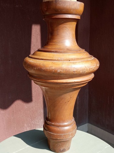 Gamba legno tornita - tornita, (ex