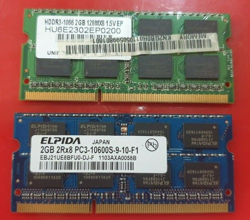 Elpida 2gb 4gb ram memoria - 2x,