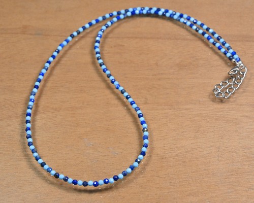 Collana perline con - perline, pietre