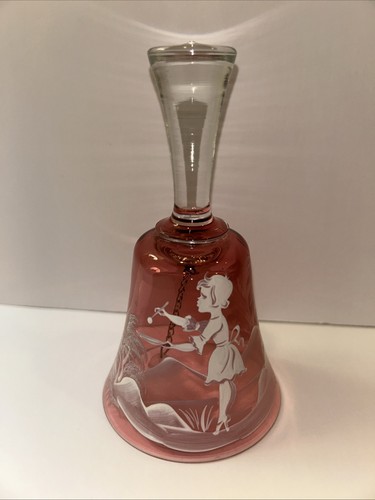 Campana rossa vetro boemia - rossa,