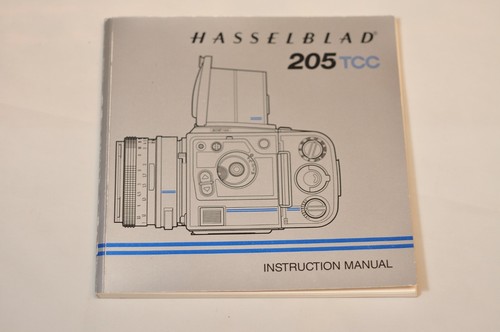 Hasselblad 205tcc instruction - hasselblad,