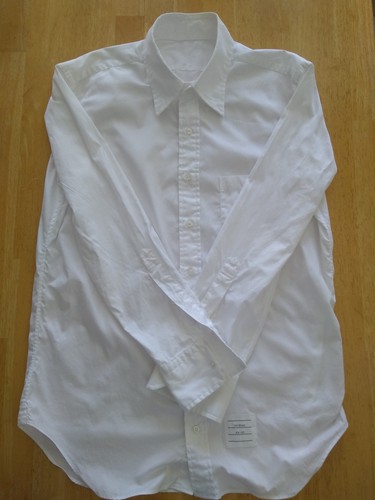 Thom browne white pinpoint - browne,