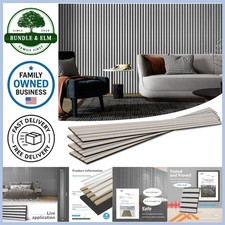 Wood Slat Acoustic Panels 4pcs