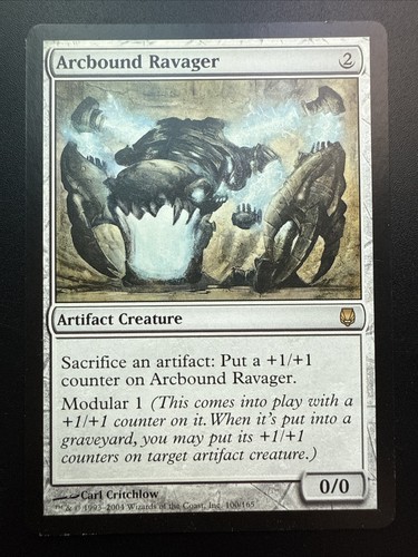 Arcbound ravager 100 165 mtg - arcbound,