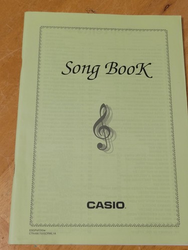 Libro musicale originale casio - originale,