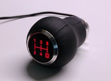 HONDA  Pomello di cambio in pelle retroilluminato ACORD CRV 5 speed led rosso
