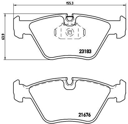 Brembo p06043 kit pastiglie - kit,