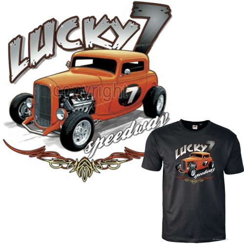 Shirt uomo hot rod - t-shirt,