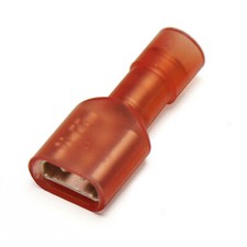 Capocorda 6,3x0,8 Femmina Isolato Rosso Rinforzato