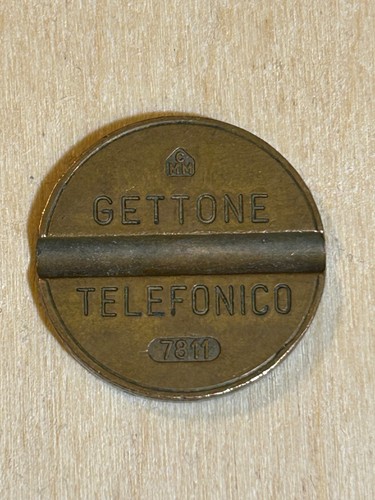 Gettone telefonico cmm con - telefonico,