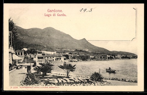 Cartolina gardone lago di - cartolina,