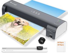 Bonsaii plastificatore A3 5 in 1 con 10 pezzi di pellicole di laminazione A5 A6