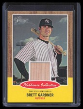 2011 Topps Heritage #CCR-BG Brett Gardner Clubhouse collezione reliquie