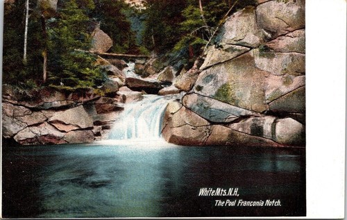 Cartolina franconia notch - notch, pool