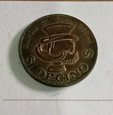 Decino – Banca di Paperopoli | Moneta Disney Topolino rara collezione (rame...