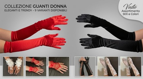 Guanti donna cerimonia sposa - donna,