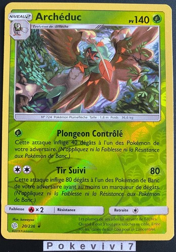 Carte pokemon archeduc - carte, 20/236