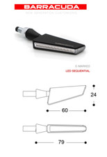 BARRACUDA COPPIA FRECCE SQ-LED