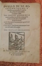 DUELLO DE LO ECCELLENTISSIMO... M. ANDREA ALCIATO .. VENEZIA 1544  -- CVBS