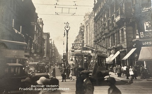 Cartolina berlin leipziger - berlin,
