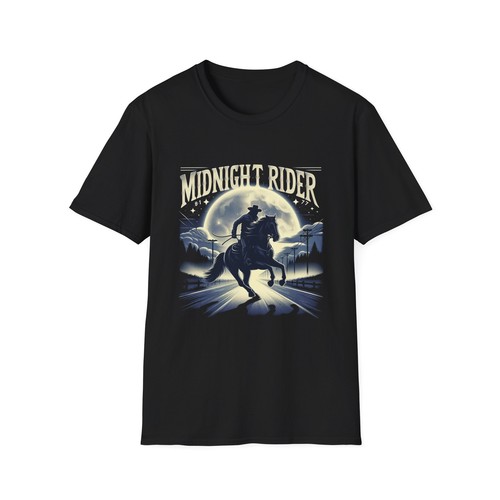 Maglietta midnight rider - maglietta,