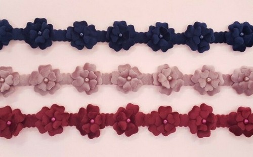 Passamaneria fiori elegante - fiori,