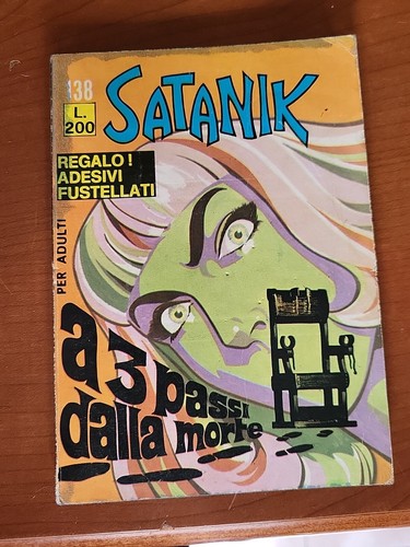 Satanik num 138 anno 1970 - satanik, con