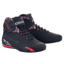 Fq20 Scarpe Moto Alpinestars Sektor - Nero/Rosso brillante 25145231303
